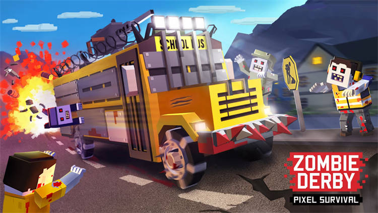 《僵尸德比 像素生存》Zombie Derby Pixel Survival 中文